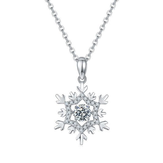The Al-Turath Royal Pendant: Brilliant Moissanite in Platinum-Finished S925 Silver