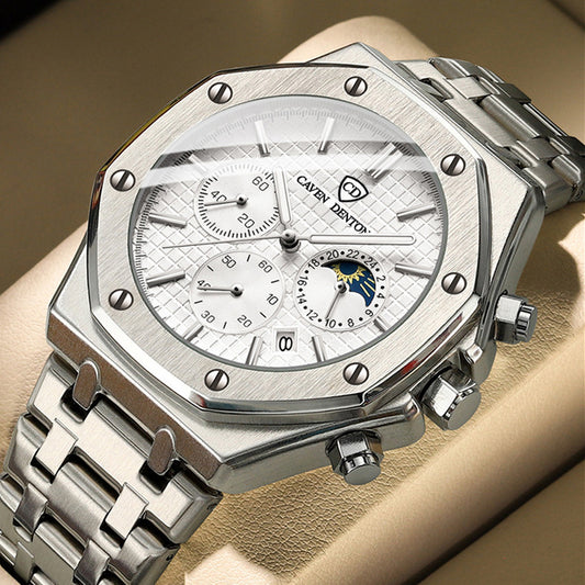 The Sterling Men’s Analogue Watch in Polished Silver